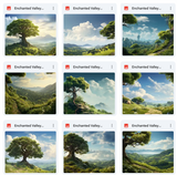 Ultimate Enchanted Valley Background Bundle