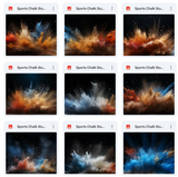 Ultimate Sports Chalk Studio Background Bundle