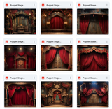 Ultimate Puppet Stage Background Bundle