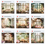 Ultimate Spring Greenhouse Background Bundle