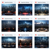 Super Hero Background & Subject Asset Pack