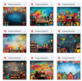 Ultimate Primary School Background Bundle