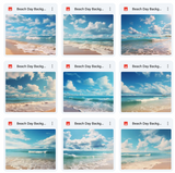 Ultimate Beach Day Background Bundle
