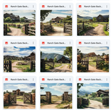 Ultimate Ranch Gate Background Bundle