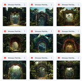 Ultimate Dinosaur Park Background Bundle