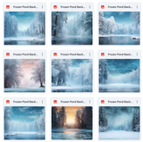 Ultimate Frozen Pond Background Bundle
