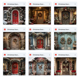 Ultimate Christmas Door Background Bundle
