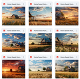 Ultimate Home Sweet Home Background Bundle