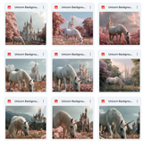 Ultimate Unicorn Background Bundle