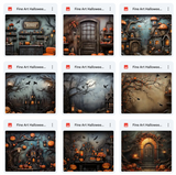 Ultimate Fine Art Halloween Background Bundle