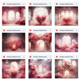 Ultimate Smokey Valentine Background Bundle