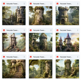 Ultimate Fairytale Tower Background Bundle