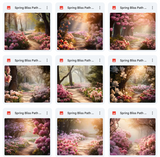 Ultimate Spring Bliss Path Background Bundle