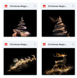 Magical Christmas Magic Overlays