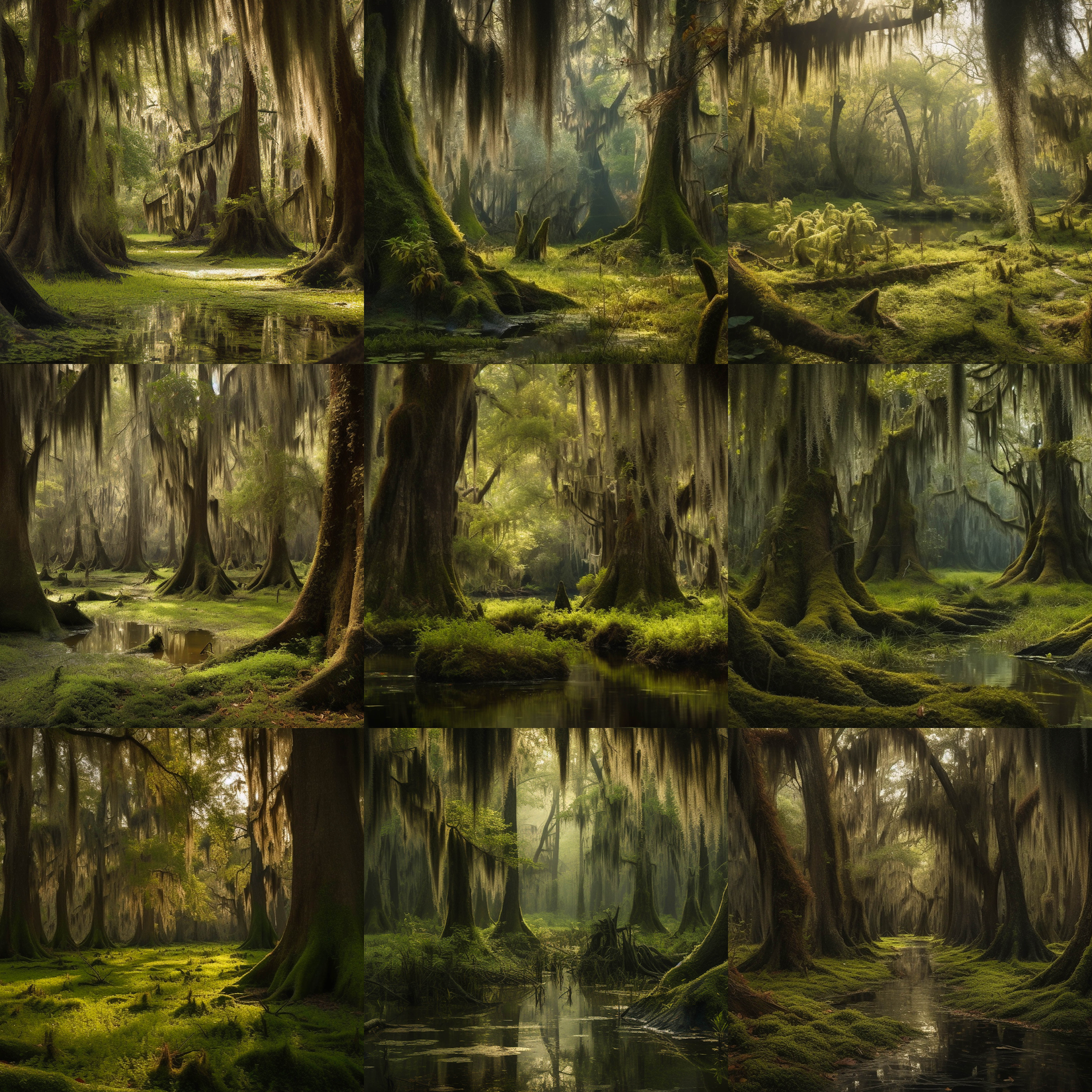 Southern Cypress Digital Background Bundle - Meg Bitton Productions