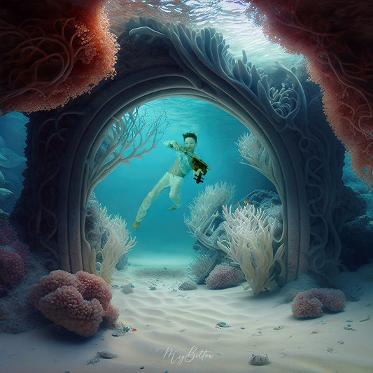 Simple Composite Creation - Underwater Arch - Meg Bitton Productions