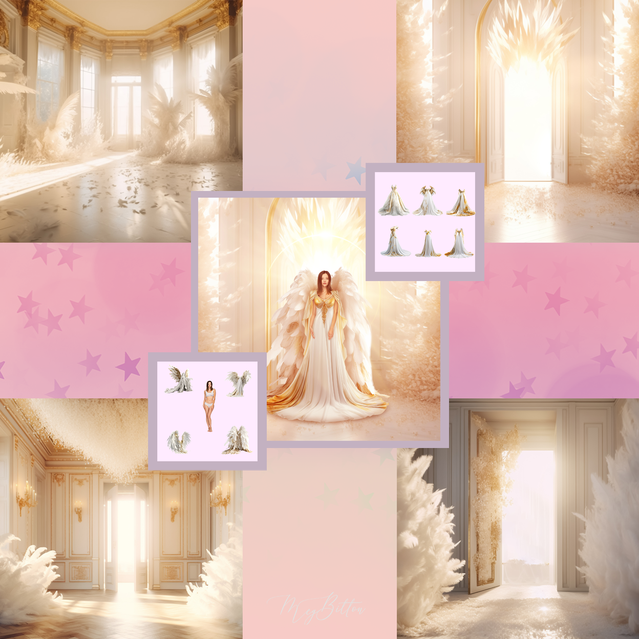 The Paper Doll Series: Celestial Angel - Meg Bitton Productions
