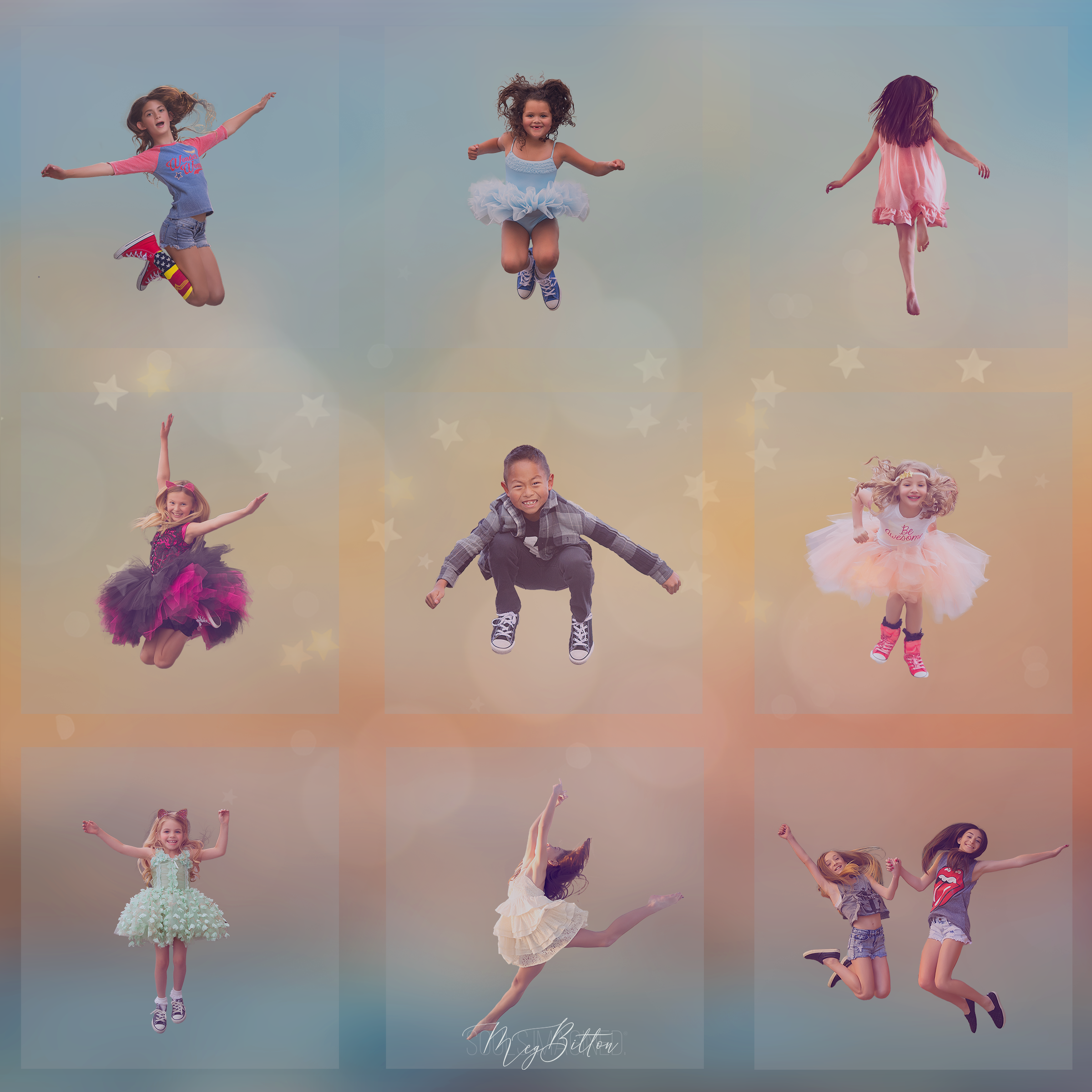 Magical Jumping Model Overlays - Meg Bitton Productions