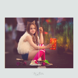 Magical Dark Rainbow Paint Textures - Meg Bitton Productions