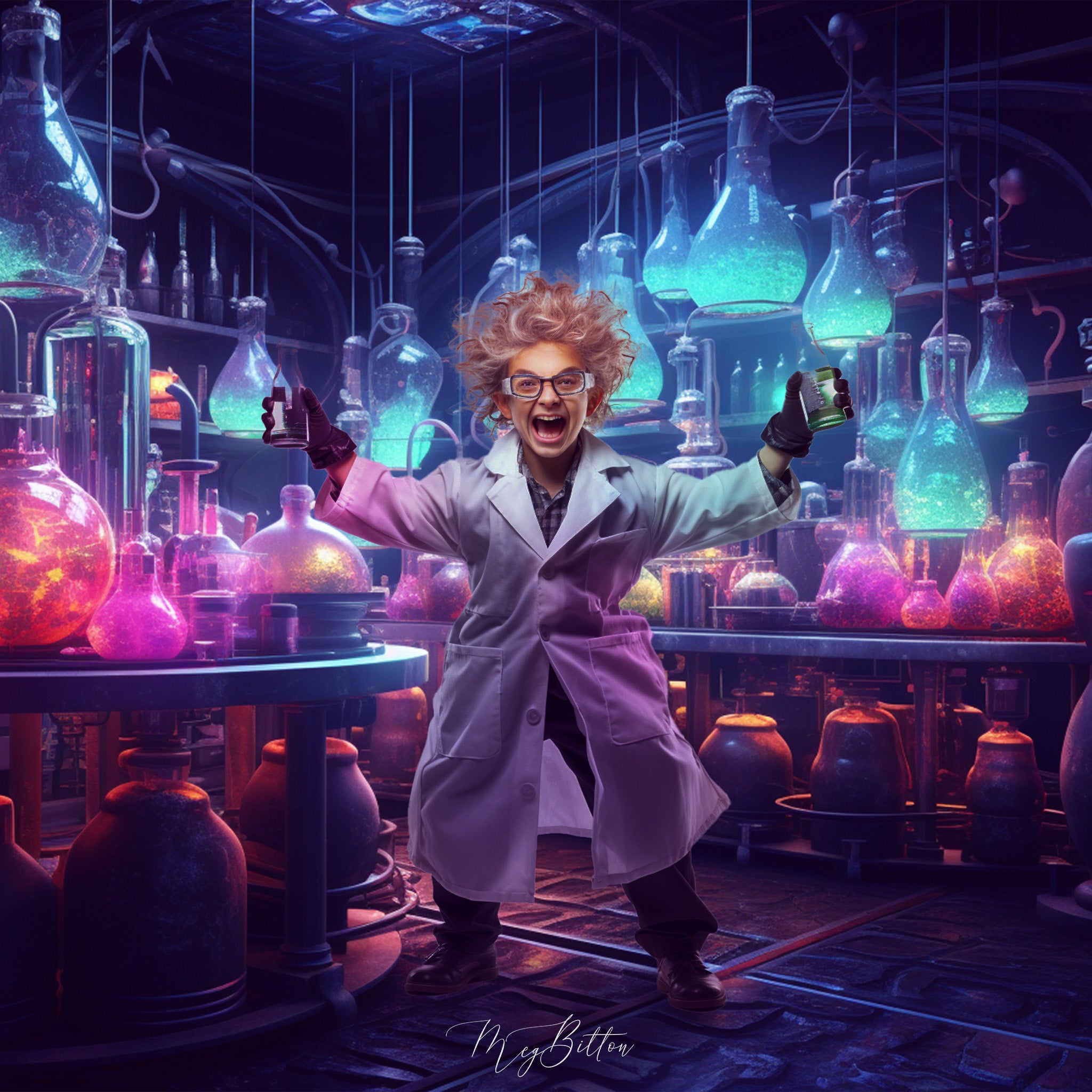 Magical Moving Mad Scientist Kit Meg Bitton Productions