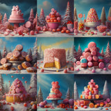 Land of Sweets Background Bundle