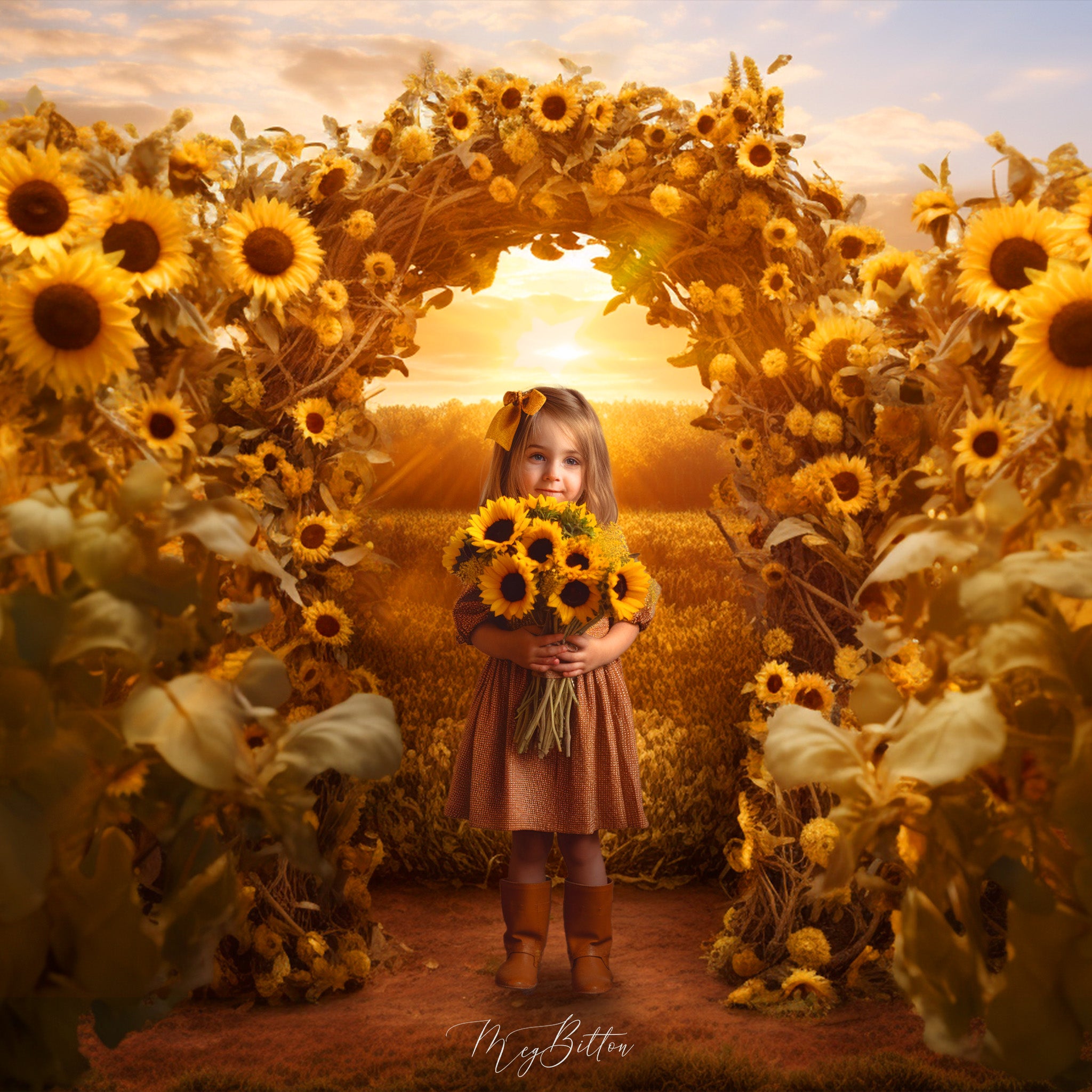 Autumn Sunflowers Bundle - Meg Bitton Productions