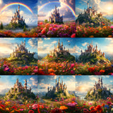 Vibrant Castle Background Bundle