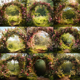 Spring Arches Background Bundle