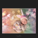 Magical Unicorn Bokeh Overlays