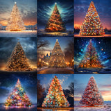 Ultimate Christmas Tree Background Bundle