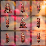 Magical Apple Girl Model Overlays