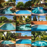Ultimate Backyard Pool Background Bundle