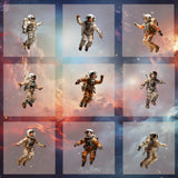 Magical Floating Astronaut Model Overlays