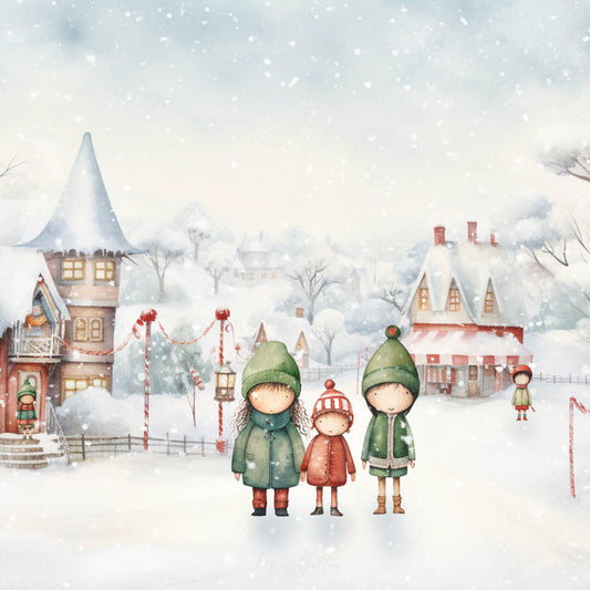 Illustrated Winter Joy Asset Pack - Meg Bitton Productions