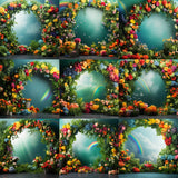 St. Patrick's Rainbow Arch Background Bundle