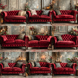 Velvet Sofa Background Bundle