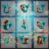 Magical Mermaid Model Overlays