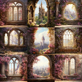 Tower Window Background Bundle