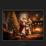 Magical Illustrated Santa Overlays