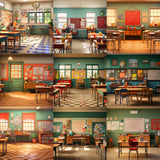 Colorful Classroom Background Bundle