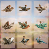 Magical Feathered Rider Model Overlays