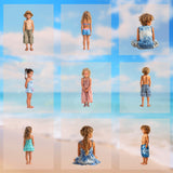 Magical Beach Day Model Overlays
