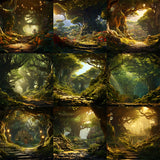 Ultimate Enchanted Forest Background Bundle