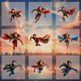 Magical Flying Super Hero Model Overlays