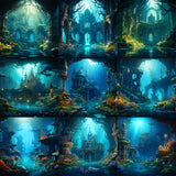 Ultimate Underwater World Background Bundle