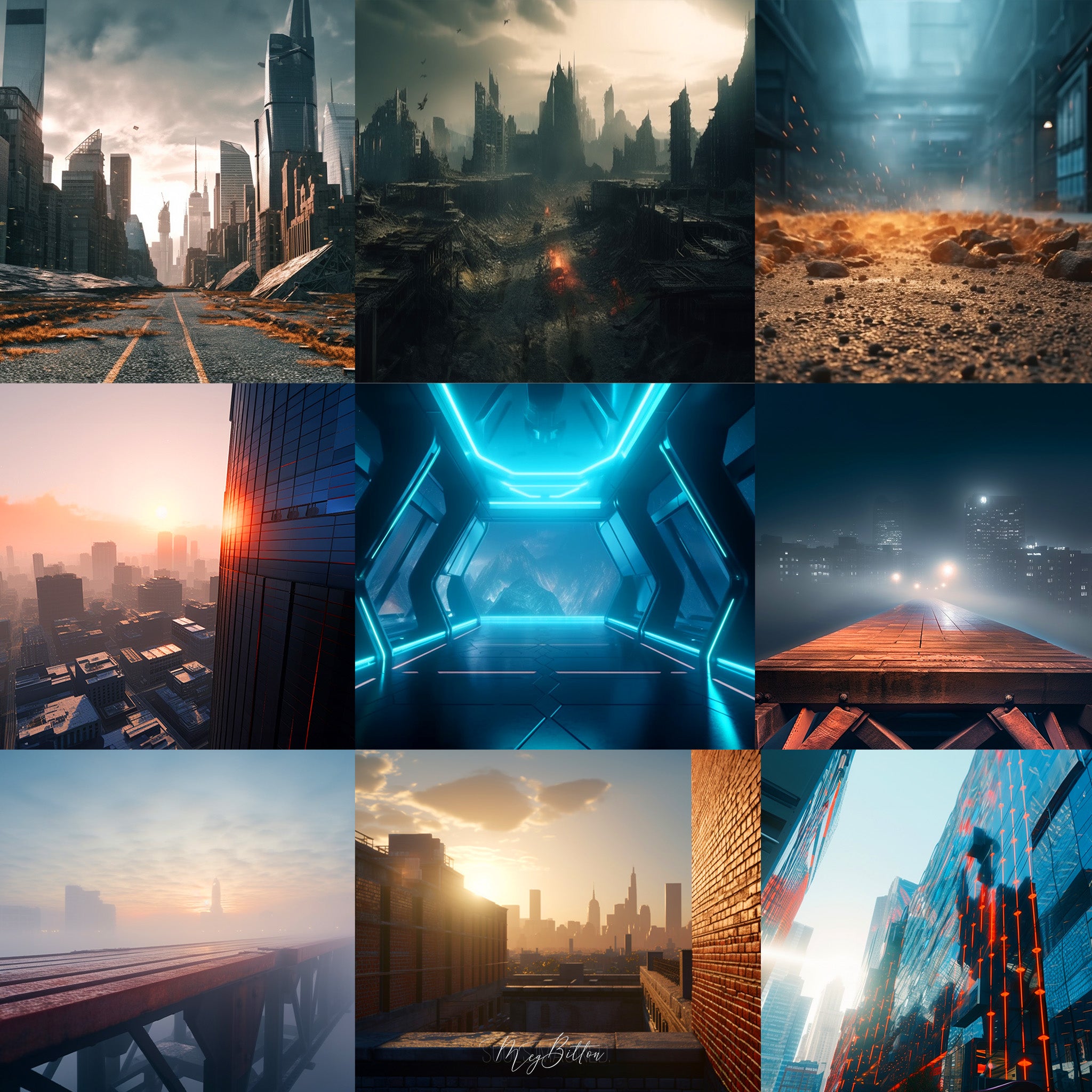 Cinematic Super Hero Background Bundle - Meg Bitton Productions