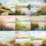 On the Shore Background Bundle
