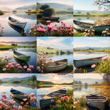 Ultimate Spring Canoe Background Bundle