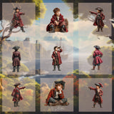 Magical Pirate Captain Model Overlays
