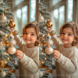 Magical Painted Christmas Tree Action